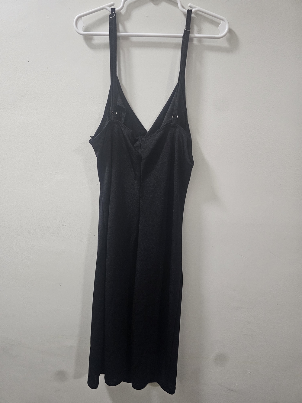 Forever 21 Black Cowl Neck Slip Dress Size M - Picture 3 of 4